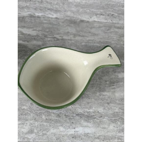 TWO Stoneware Measuring cups (1/2 cup, 1 cup) Pfaltzgraff Stoneware Floral - Picture 2 of 8